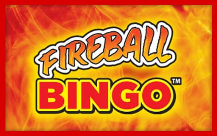 FIREBALL BINGO scratch-off ticket
