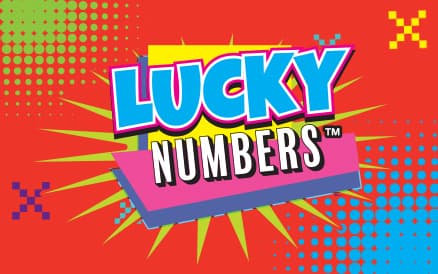 LUCKY NUMBERS scratch-off ticket