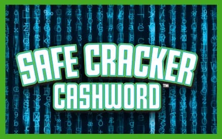 SAFE CRACKER CASHWORD scratch-off ticket