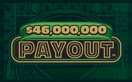 $46,000,000 PAYOUT scratch-off ticket