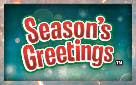 SEASON'S GREETINGS scratch-off ticket