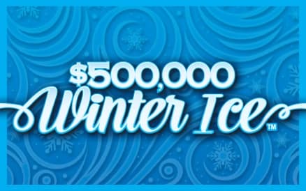 $500,000 WINTER ICE scratch-off ticket