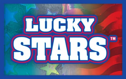 LUCKY STARS scratch-off ticket