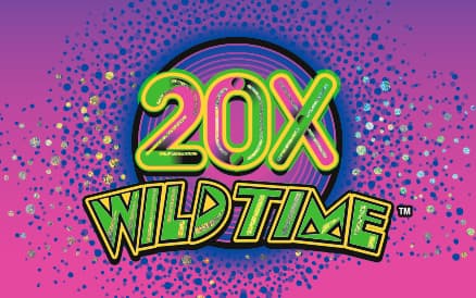 20X WILD TIME scratch-off ticket