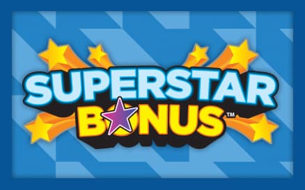 SUPERSTAR BONUS scratch-off ticket
