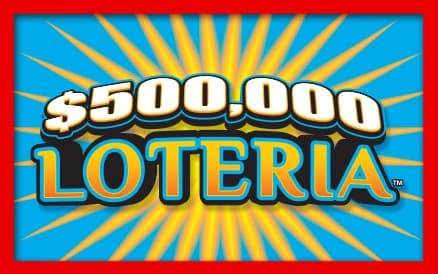 $500,000 LOTERIA scratch-off ticket