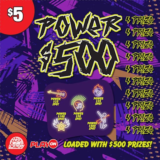 WILD SIDE - POWER $500 scratch-off ticket