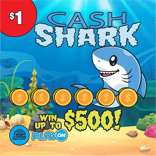 SHARK-CLUCK-WILD-HOPPY scratch-off ticket