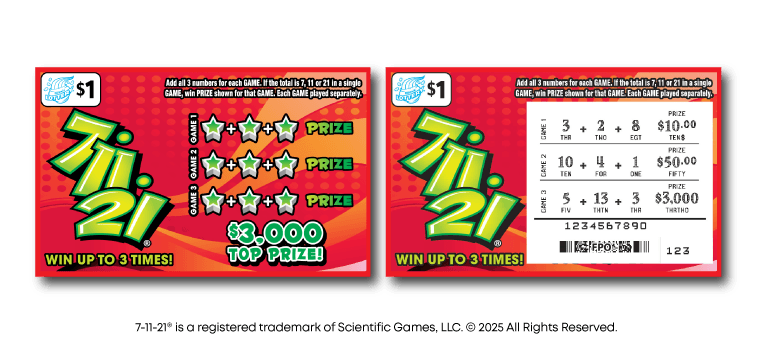 7-11-21 scratch-off ticket