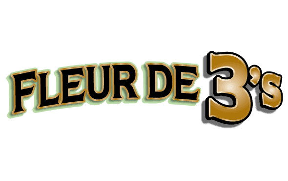 FLEUR DE 3'S scratch-off ticket