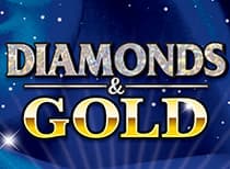 DIAMONDS & GOLD scratch-off ticket