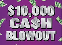 $10,000 CA$H BLOWOUT scratch-off ticket