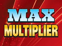 MAX MULTIPLIER scratch-off ticket
