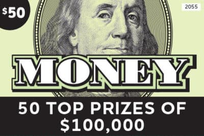 MONEY scratch-off ticket