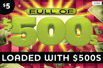 FULL OF $500S scratch-off ticket
