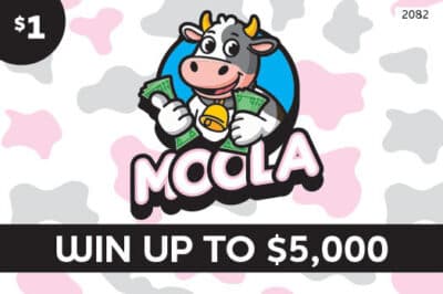 MOOLA scratch-off ticket