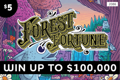 FOREST FORTUNE scratch-off ticket