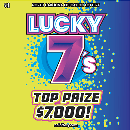 LUCKY 7S scratch-off ticket