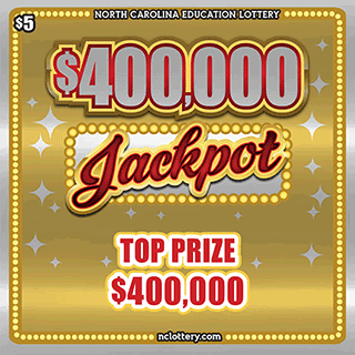 $400,000 JACKPOT scratch-off ticket