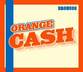 ORANGE CASH scratch-off ticket