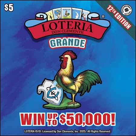 LOTERIA GRANDE 12TH EDITION scratch-off ticket