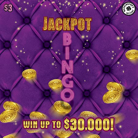 JACKPOT BINGO scratch-off ticket