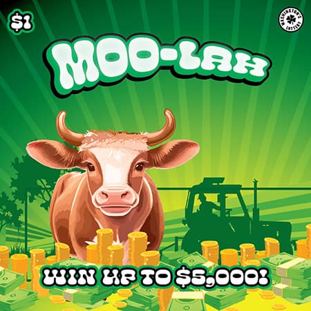MOO-LAH scratch-off ticket