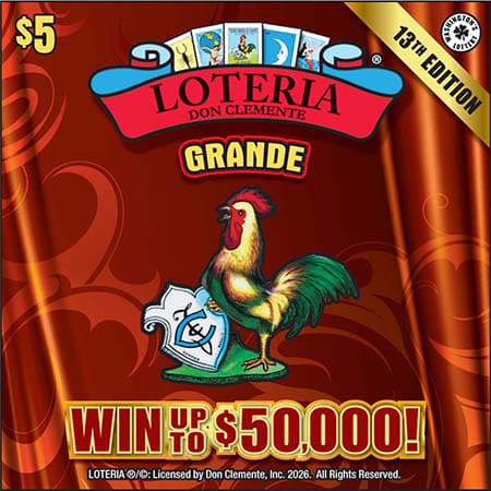 LOTERIA GRANDE 13TH EDITION scratch-off ticket