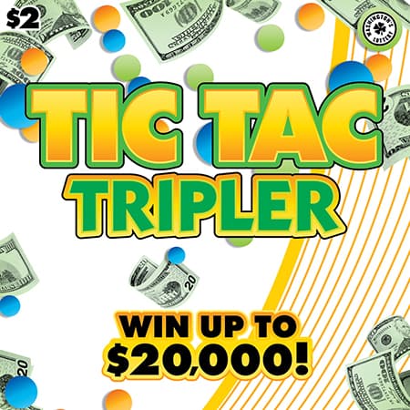 TIC TAC TRIPLER scratch-off ticket