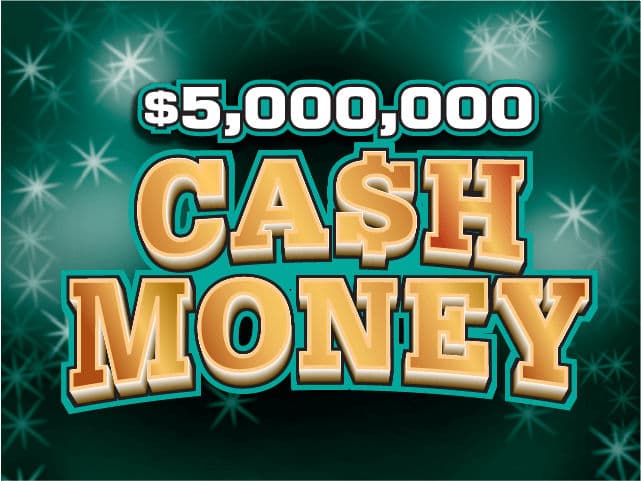 $5,000,000 CA$H MONEY scratch-off ticket