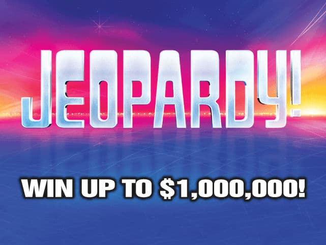 JEOPARDY! scratch-off ticket