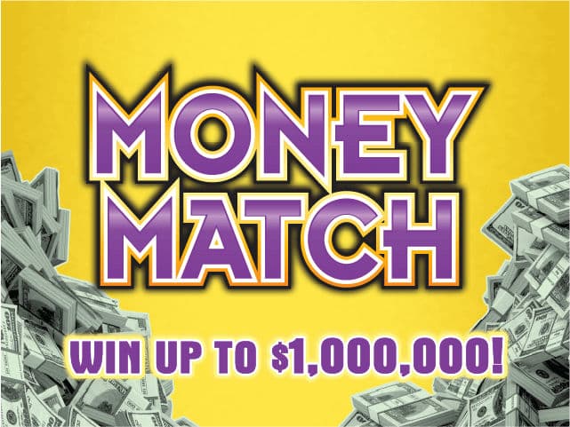 MONEY MATCH scratch-off ticket