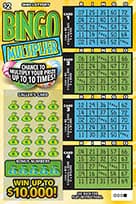 BINGO MULTIPLIER scratch-off ticket
