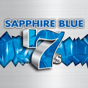 SAPPHIRE BLUE 7S scratch-off ticket