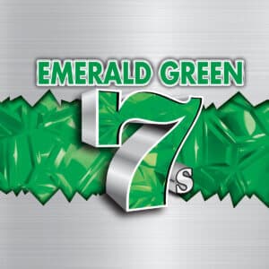 EMERALD GREEN 7S scratch-off ticket