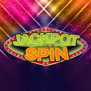JACKPOT SPIN scratch-off ticket