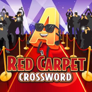 RED CARPET CROSSWORD scratch-off ticket