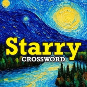 STARRY CROSSWORD scratch-off ticket