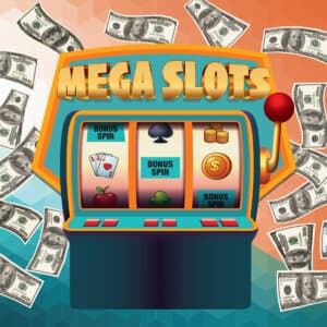 MEGA SLOTS scratch-off ticket