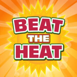 BEAT THE HEAT scratch-off ticket