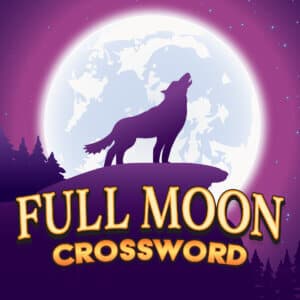 FULL MOON CROSSWORD scratch-off ticket