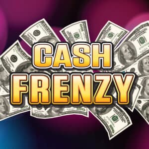CASH FRENZY scratch-off ticket