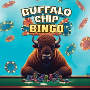 BUFFALO CHIP BINGO scratch-off ticket