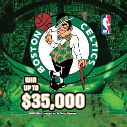 BOSTON CELTICS scratch-off ticket