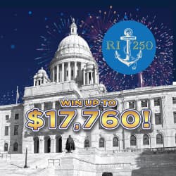 RI 250 scratch-off ticket