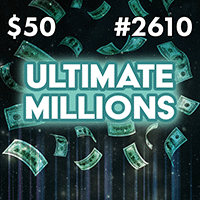 ULTIMATE MILLIONS scratch-off ticket