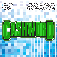 CASHWORD scratch-off ticket