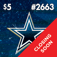 COWBOYS scratch-off ticket