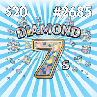 DIAMOND 7S scratch-off ticket