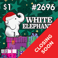 WHITE ELEPHANT scratch-off ticket